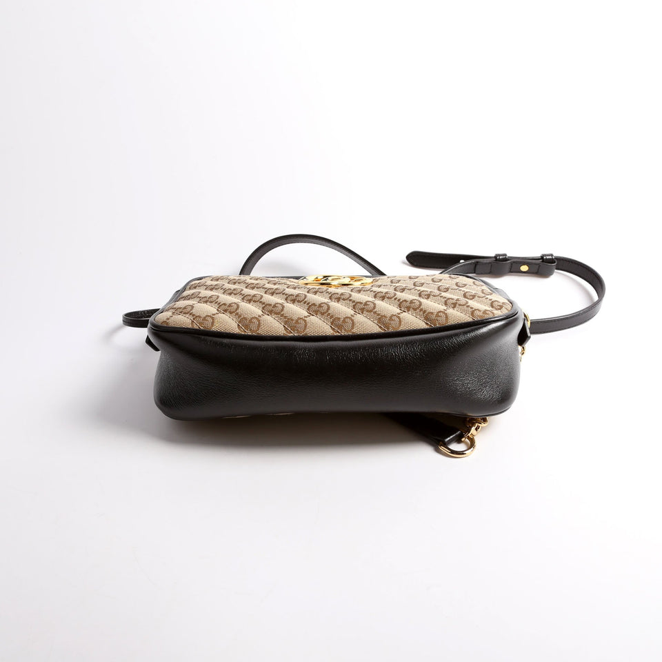 Gucci 447632 Marmont Small Canvas Camera Bag