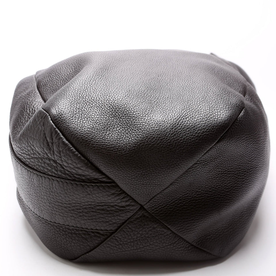 Gucci 257050 Greenwich Leather One Shoulder Black Bag
