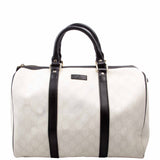 Gucci 193603 Joy Boston White/Black Bag