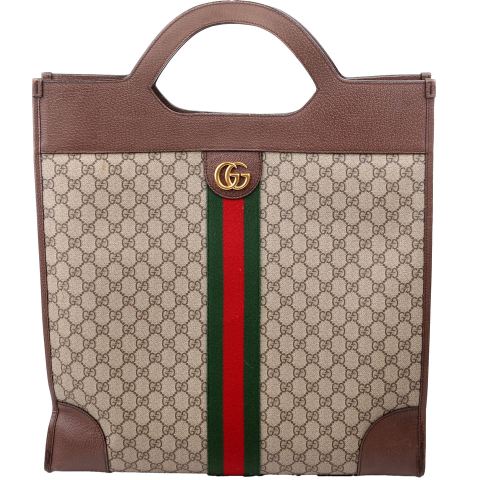 Gucci 547945 GG Ophidia Medium Top Handle Tote Bag