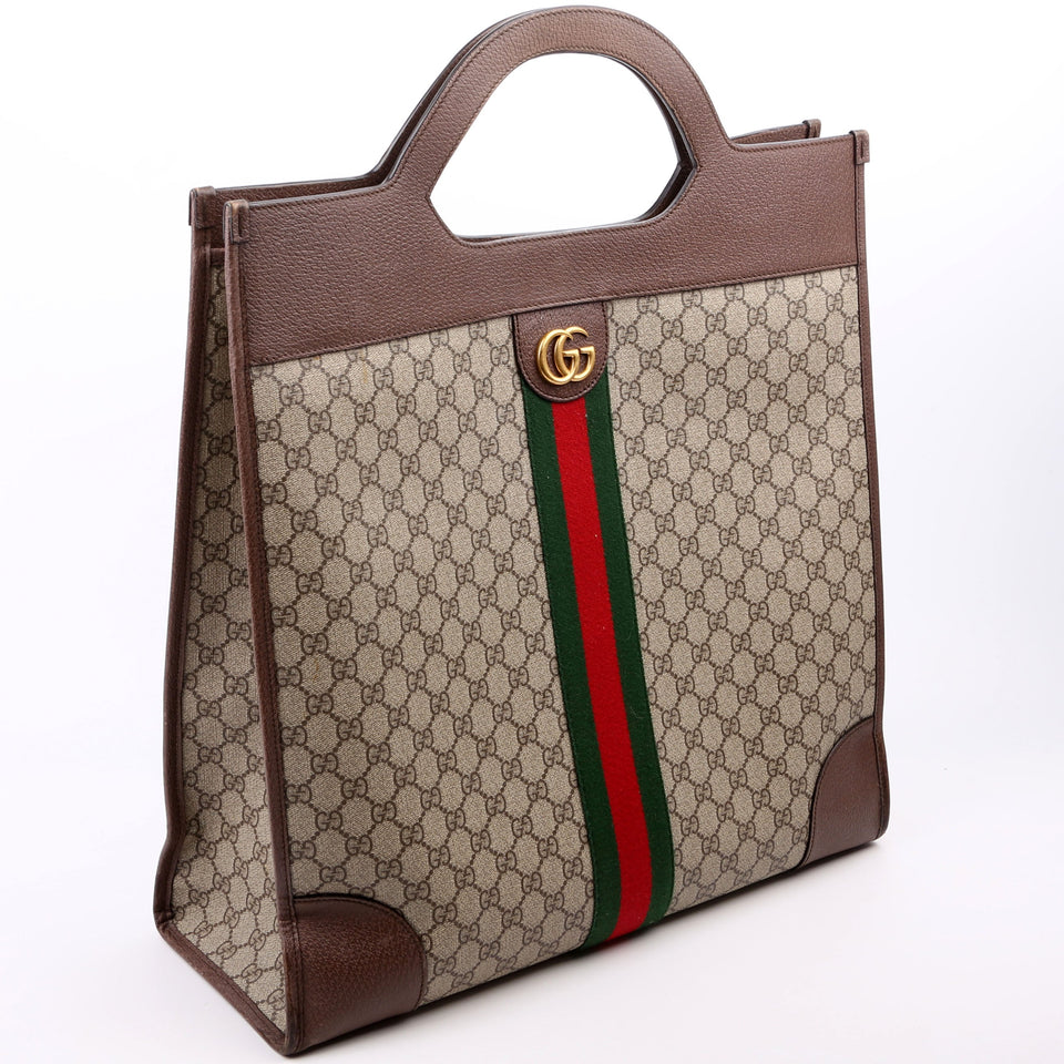 Gucci 547945 GG Ophidia Medium Top Handle Tote Bag