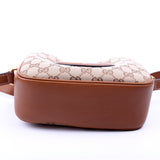 Gucci 820429 Blondie GG Canvas Small Shoulder Brown Bag