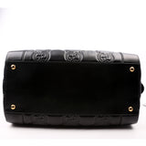 Gucci 700762 GG Matelasse Medium Shuffle Black Bag