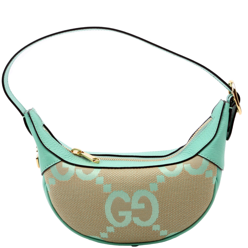 Gucci 658551 Ophidia Jumbo GG Mini Green Bag