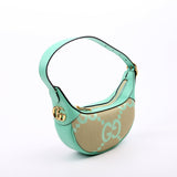 Gucci 658551 Ophidia Jumbo GG Mini Green Bag