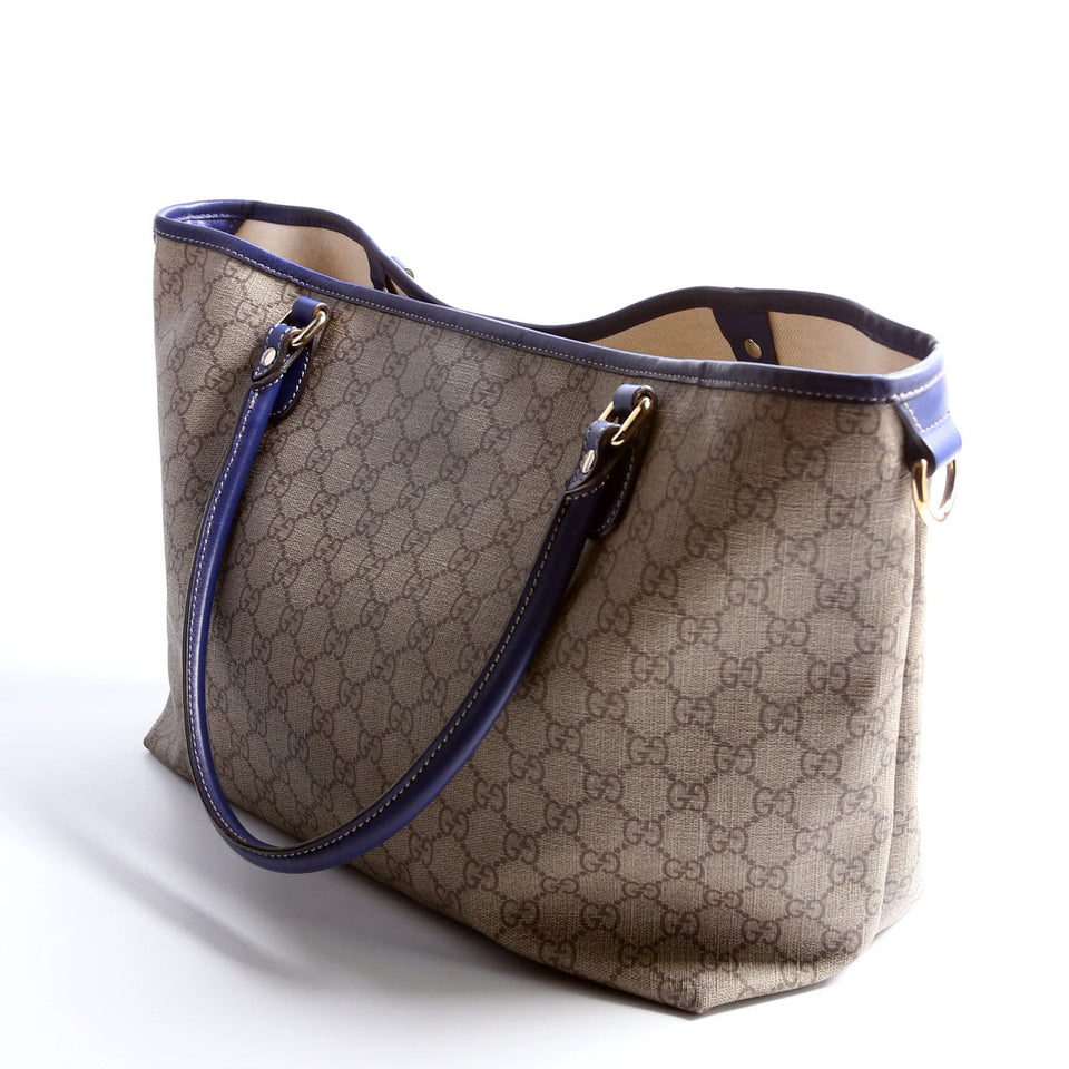 Gucci 203693 X Unicef American Flag GG Supreme Joy Tote Bag