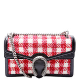 Gucci 400249 Dionysus Tweed Check Shoulder Small Bag
