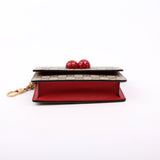 Gucci 481291 GG Supreme Cherries Mini Red Bag