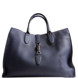 Gucci 362970 Jackie Soft Large Tote Blue Bag