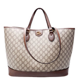 Gucci 778598 Ophidia GG Supreme Tote Large Brown Bag