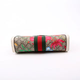 Gucci 503877 GG Supreme Flora Ophidia Small Chain White Bag