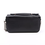 Gucci 760194 Petite GG Mini Calfskin Shoulder Black Bag