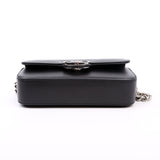 Gucci 760194 Petite GG Mini Calfskin Shoulder Black Bag