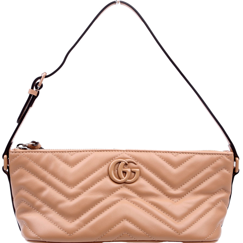 Gucci 739166 Marmont Sling Mini Shoulder Tan Bag