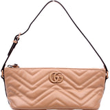 Gucci 739166 Marmont Sling Mini Shoulder Tan Bag