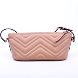 Gucci 739166 Marmont Sling Mini Shoulder Tan Bag