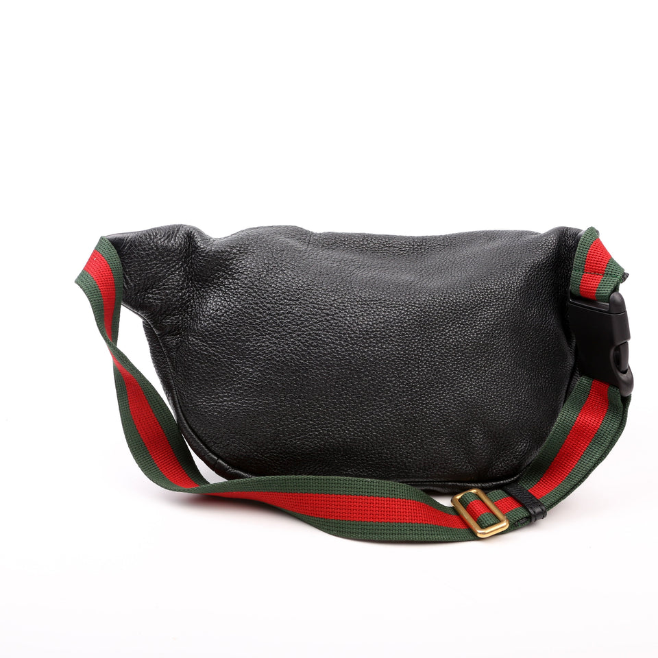 Gucci 493869 Retro Belt Medium Black Bag