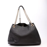 Gucci 536196 Soho Chain Tote Newer Black Bag