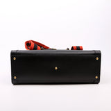Gucci 678842 Diana Tote Leather Medium Black Bag