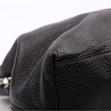 Gucci 308982 Soho Leather Shoulder Medium Black Bag