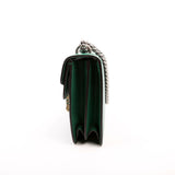 Gucci 400249 Dionysus Leather Shoulder Small Green Bag