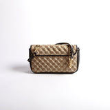 Gucci 443497 Marmont GG Canvas Shoulder Small Flap Bag