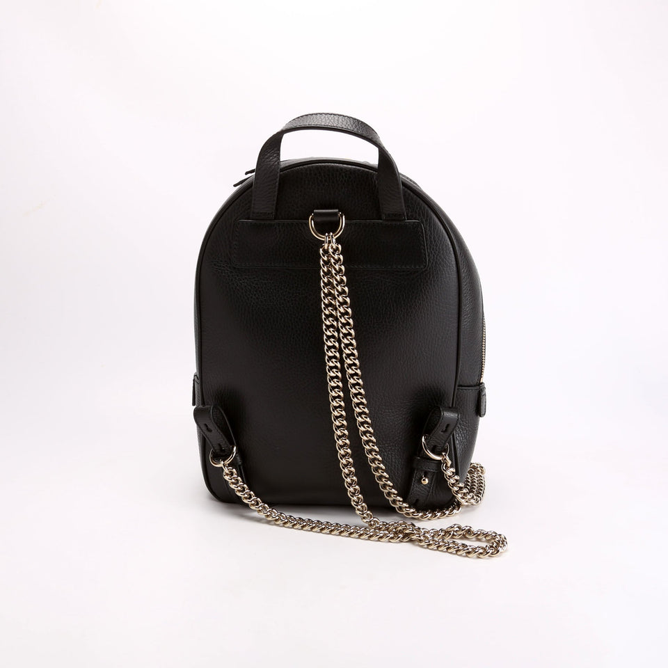Gucci 536192 Soho Leather Backpack Black Bag