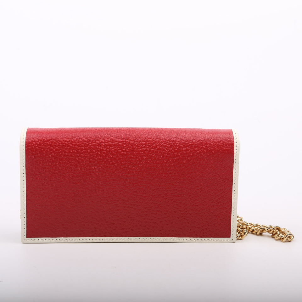 Gucci 621892 X Adidas WOC Calfskin Red Bag