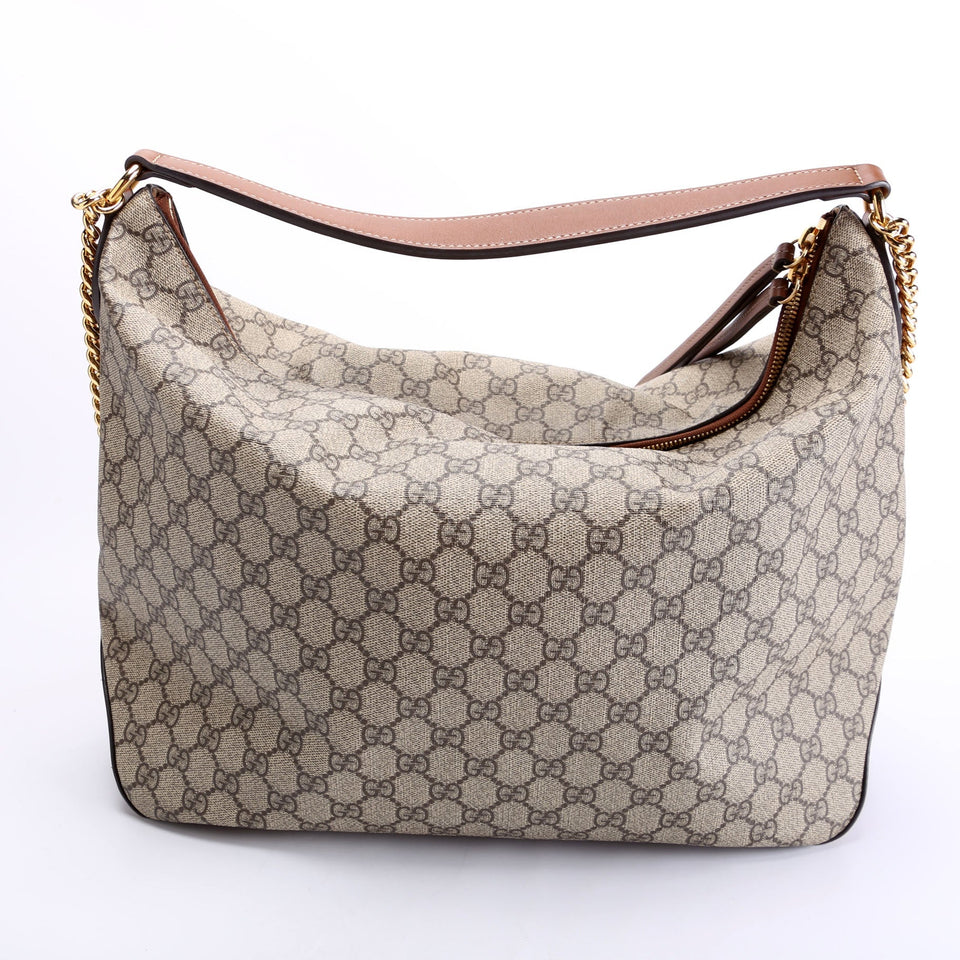 Gucci 477324 GG Supreme Hobo Bag