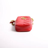 Gucci 598597 GG Marmont Mini Red Bag