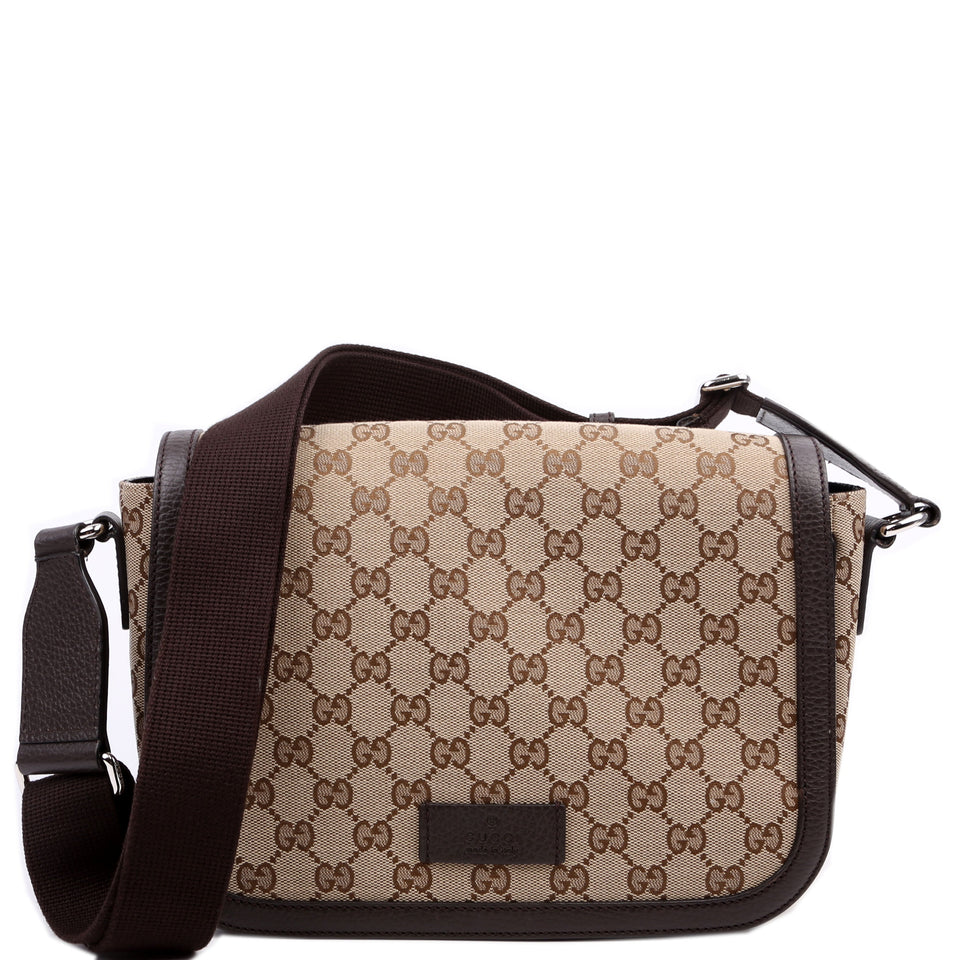 Gucci 449172 GG Canvas Messenger Bag