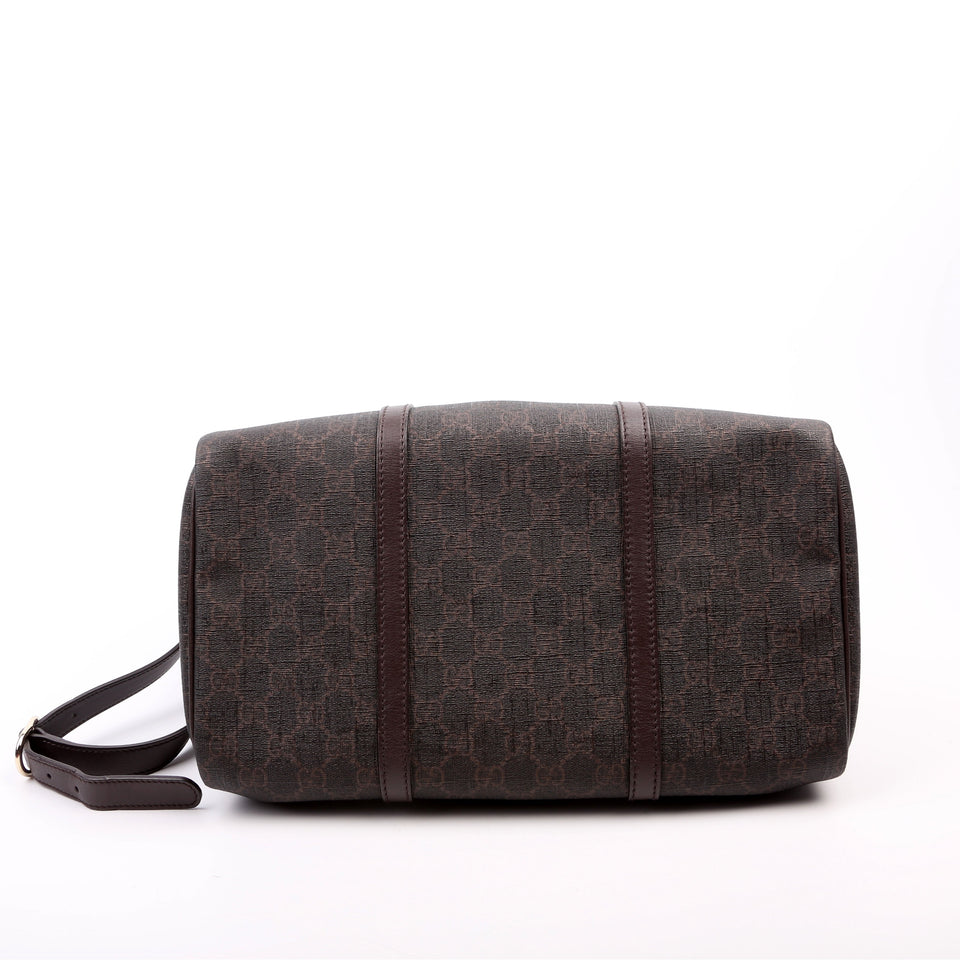 Gucci 322231 GG Supreme Boston Brown Bag