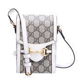 Gucci 625615 Horsebit 1955 GG Supreme Mini Bag