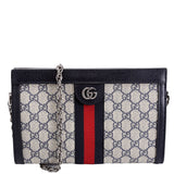 Gucci 503877 GG Supreme Ophidia Small Chain Blue/Red/Beige Bag
