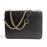 Gucci 510304 Interlocking Small Xbody Black/Gold Bag