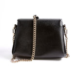 Gucci 607720 Interlocking Small Xbody Black/Gold Bag