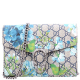 Gucci 401231 Dionysus GG Blooms Mini Wallet Blue Bag