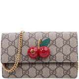 Gucci 481291 GG Supreme Cherries Mini Bag