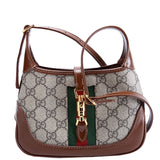 Gucci 637092 Jackie 1961 Mini Hobo Brown Bag