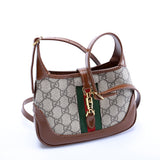 Gucci 637092 Jackie 1961 Mini Hobo Brown Bag
