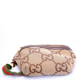 Gucci 696031 Jumbo GG Canvas Belt Tan Bag