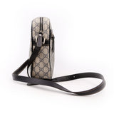 Gucci 233268 GG Supreme Shoulder Beige/Black Bag