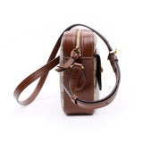 Gucci 645454 Horsebit 1955 Small Crossbody Brown Bag