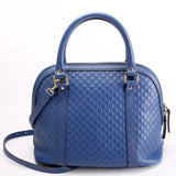 Gucci Dome Medium Blue Bag