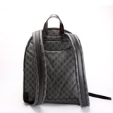 Gucci 821159 GG Supreme Emblem Backpack Medium Black Bag