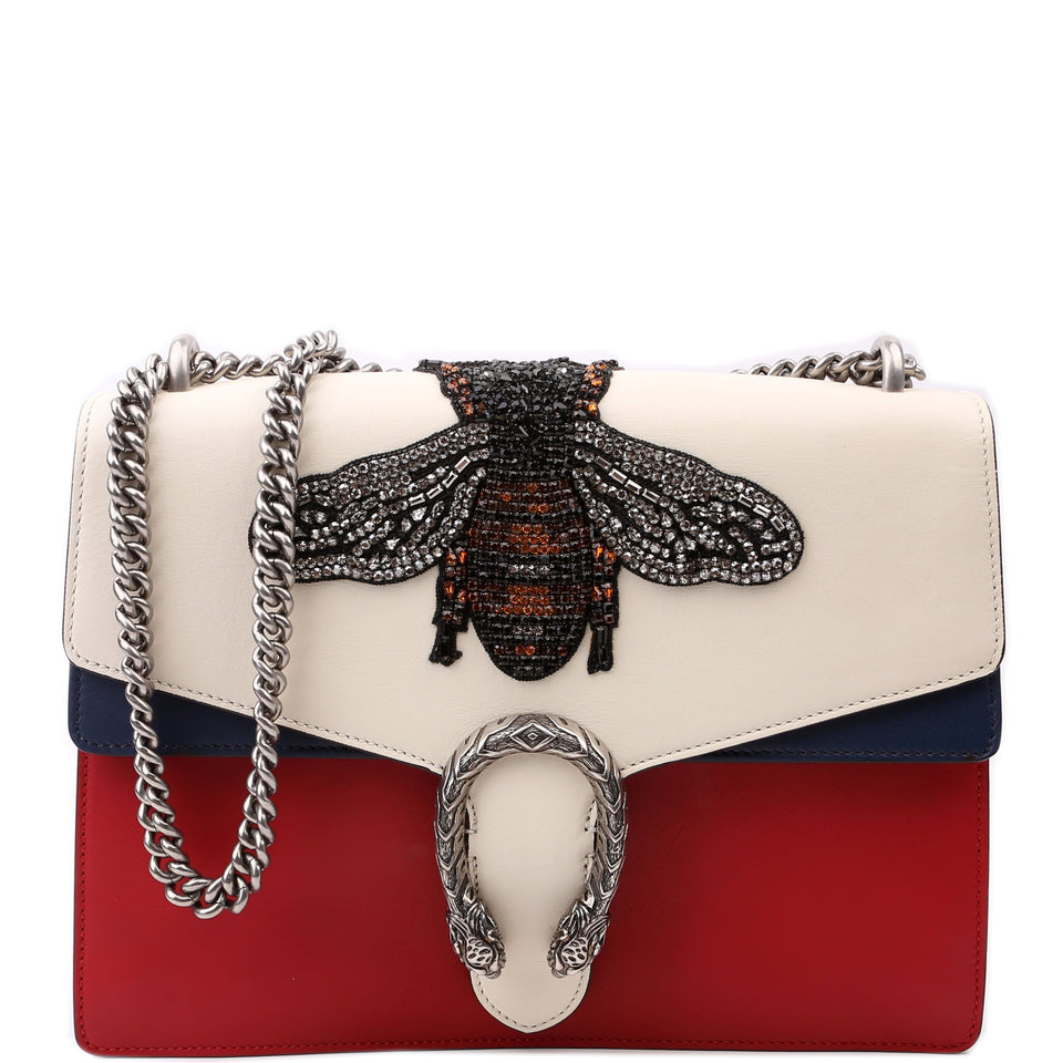 Gucci 403347 Dionysus Bee Embellished Shoulder Medium Bag