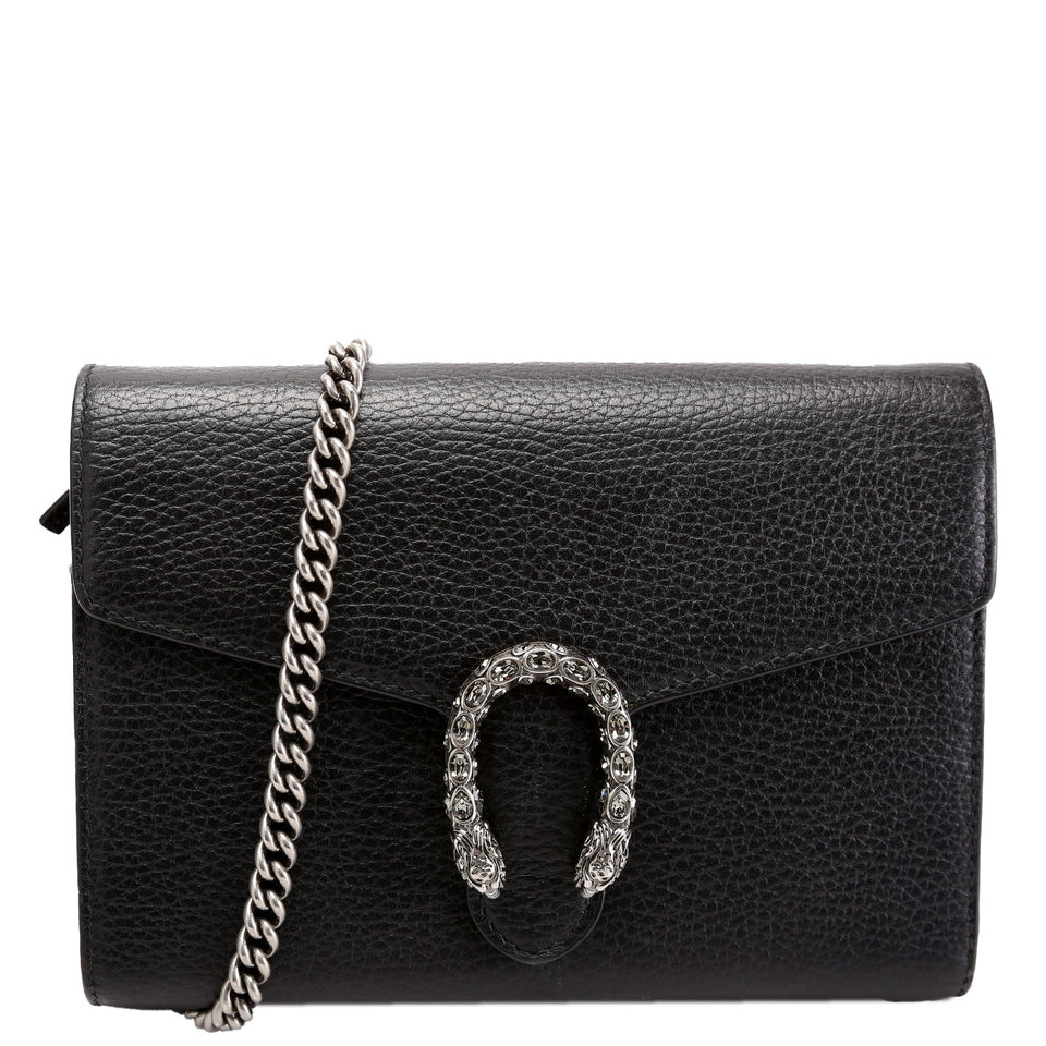 Gucci 401231 Dionysus Mini Wallet Black Bag