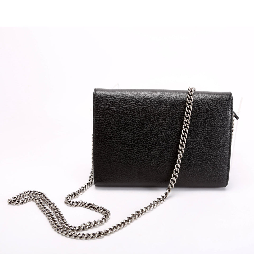 Gucci 401231 Dionysus Mini Wallet Black Bag