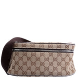Gucci 630915 GG Canvas Waist Pouch Brown Bag