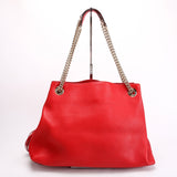 Gucci 308982 Soho Leather Shoulder Medium Red Bag